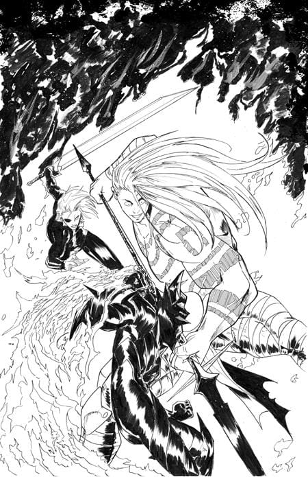 Image Comics Comic Books > Incentives FIREBORN #4 CVR C INC 1:25 PATRICK MULHOLLAND B&W VIRGIN VAR 70985304615800431 0526IM0347