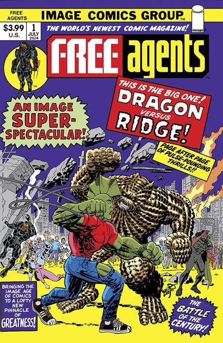 Image Comics Comic Books > Incentives FREE AGENTS #1 CVR D INC 1:25 ERIK LARSEN VAR 70985304038500141 0524IM234