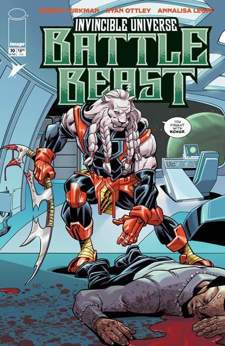 Image Comics Comic Books > Incentives INVINCIBLE UNIVERSE BATTLE BEAST #10 CVR E INC 1:50 MARK ENGLERT VAR 70985304269301051 0426IM0395