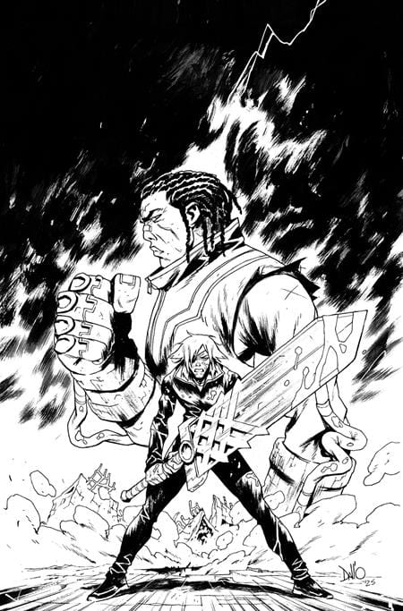 Image Comics Comic Books > Incentives LOST FANTASY #6 CVR C INC 1:15 MAXI DALLO B&W VAR 70985304284600631 1025IM0388