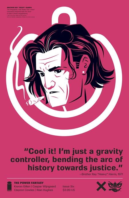 Image Comics Comic Books > Incentives POWER FANTASY #6 CVR C INC 1:50 RIAN HUGHES PANTONE COLOR PMS 806 VAR (MR) 70985304061300631 1224IM241