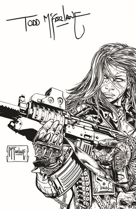 Image Comics Comic Books > Incentives SHE-SPAWN #1 1:250 INCV (OF 5) CVR J TODD MCFARLANE B&W SIGNED VAR 70985304775900111 0326IM8013