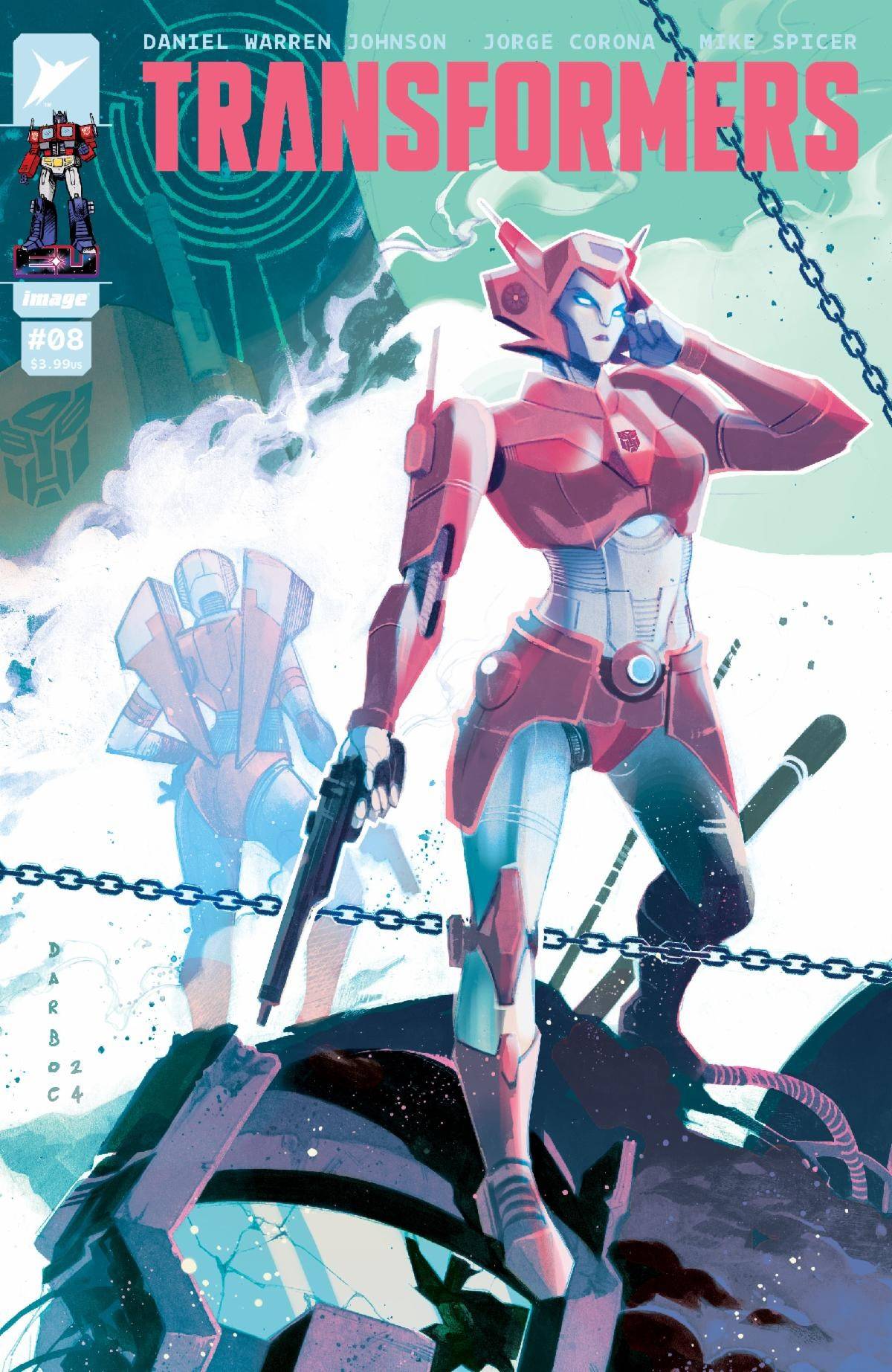 Image Comics Comic Books > Incentives TRANSFORMERS #8 CVR C INC 1:10 KAREN S DARBOE VAR 70985303861000831 0324IM292
