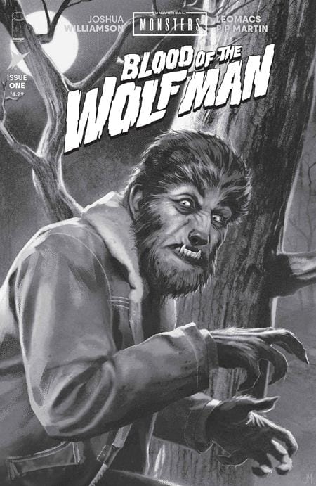 Image Comics Comic Books > Incentives UNIVERSAL MONSTERS BLOOD OF THE WOLF MAN #1 (OF 4) CVR D INC 1:25 JOSHUA MIDDLETON CLASSIC HORROR B&W VAR 70985304716200141 0426IM0308