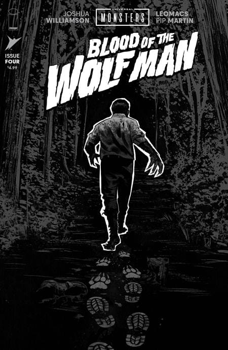 Image Comics Comic Books > Incentives UNIVERSAL MONSTERS BLOOD OF THE WOLF MAN #4 (OF 4) CVR D INC 1:25 MIKE DEL MUNDO B&W CLASSIC HORROR VAR (Release Date: 09/23/2026) 70985304716200441 0726IM0547