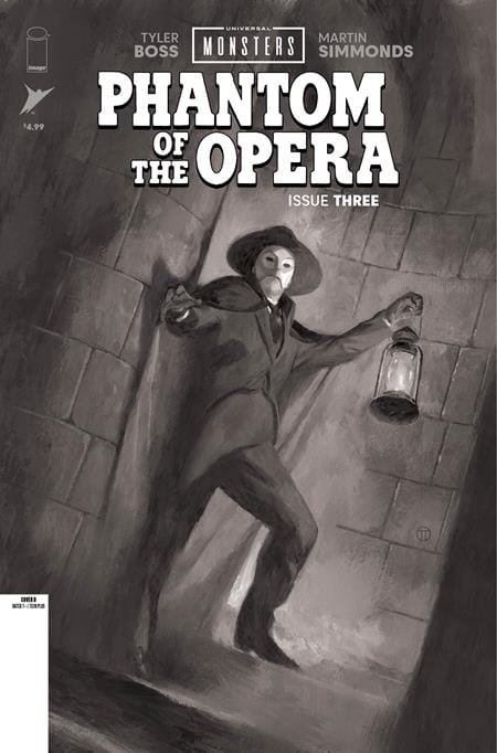 Image Comics Comic Books > Incentives UNIVERSAL MONSTERS PHANTOM OF THE OPERA #3 (OF 4) CVR D INC 1:25 JULIAN TOTINO TEDESCO B&W CLASSIC HORROR VAR 70985304583000341 0226IM0473