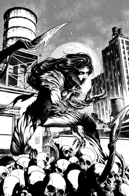 Image Comics Comic Books > Incentives WITCHBLADE #22 CVR D INC 1:50 VALERIO GIANGIORDANO B&W VAR (MR) 70985304035402241 0426IM0463