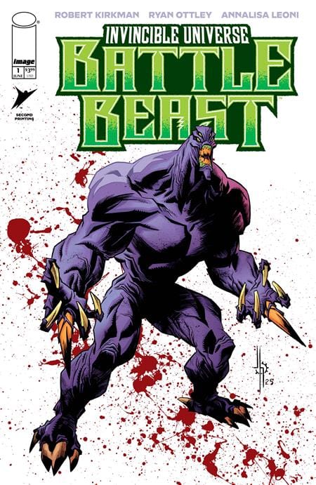 Image Comics Comic Books INVINCIBLE UNIVERSE BATTLE BEAST #1 2ND PTG CVR B JASON HOWARD VAR 70985304269300122 0125IM941