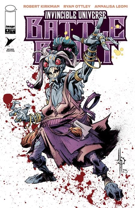 Image Comics Comic Books INVINCIBLE UNIVERSE BATTLE BEAST #4 2ND PTG CVR A JASON HOWARD 70985304269300412 0825IM8396