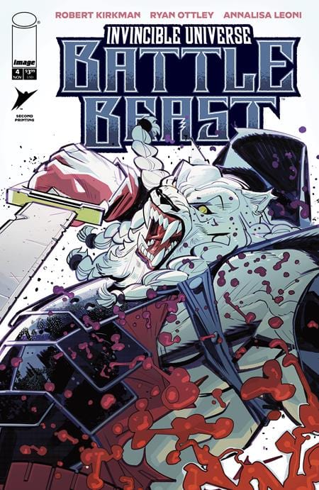 Image Comics Comic Books INVINCIBLE UNIVERSE BATTLE BEAST #4 2ND PTG CVR B JASON HOWARD SWORD VAR 70985304269300422 0825IM8397