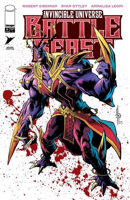 Image Comics Comic Books INVINCIBLE UNIVERSE BATTLE BEAST #6 2ND PTG 70985304269300612 0126IM8446