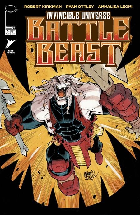Image Comics Comic Books INVINCIBLE UNIVERSE BATTLE BEAST #6 3RD PTG 70985304269300613 0326IM8404