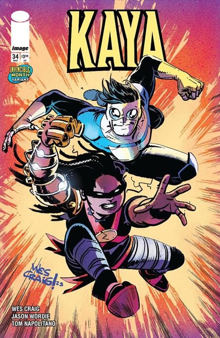 Image Comics Comic Books KAYA #34 CVR C WES CRAIG INVINCIBLE TEAM UP VAR 70985301979403431 0126IM8054