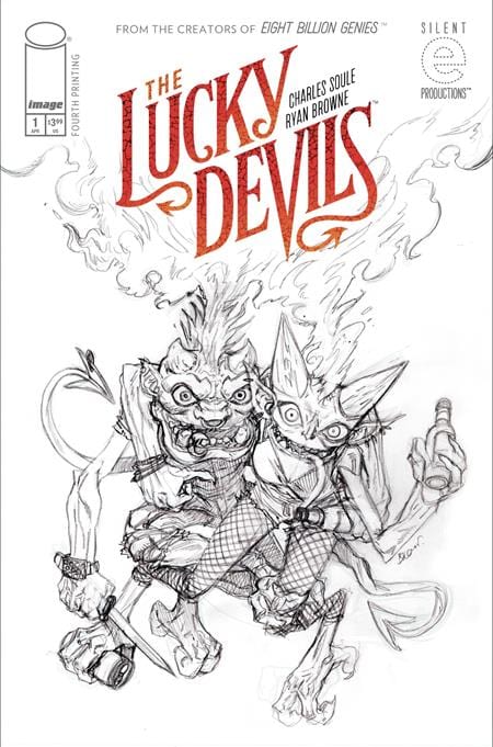 IMAGE COMICS Comic Books LUCKY DEVILS #1 (OF 9) 4TH PTG CVR A RYAN BROWNE (MR) 70985304230300114 0225IM894