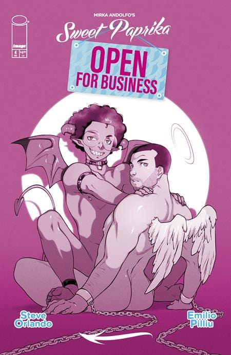 Image Comics Comic Books MIRKA ANDOLFOS SWEET PAPRIKA OPEN FOR BUSINESS #4 (OF 5) CVR E EMILIO PILLIU HOT COVER POLYBAGGED VAR (MR) 70985304165800451 1224IM346