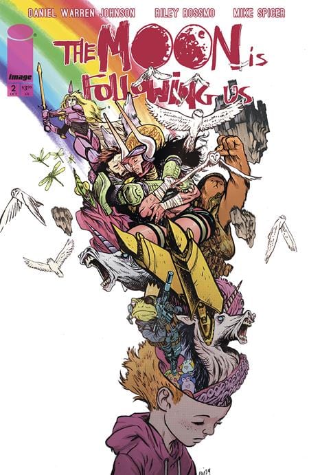 Image Comics Comic Books MOON IS FOLLOWING US #2 (OF 10) CVR B DANIEL WARREN JOHNSON & MIKE SPICER VAR 70985304090300221 0824IM401