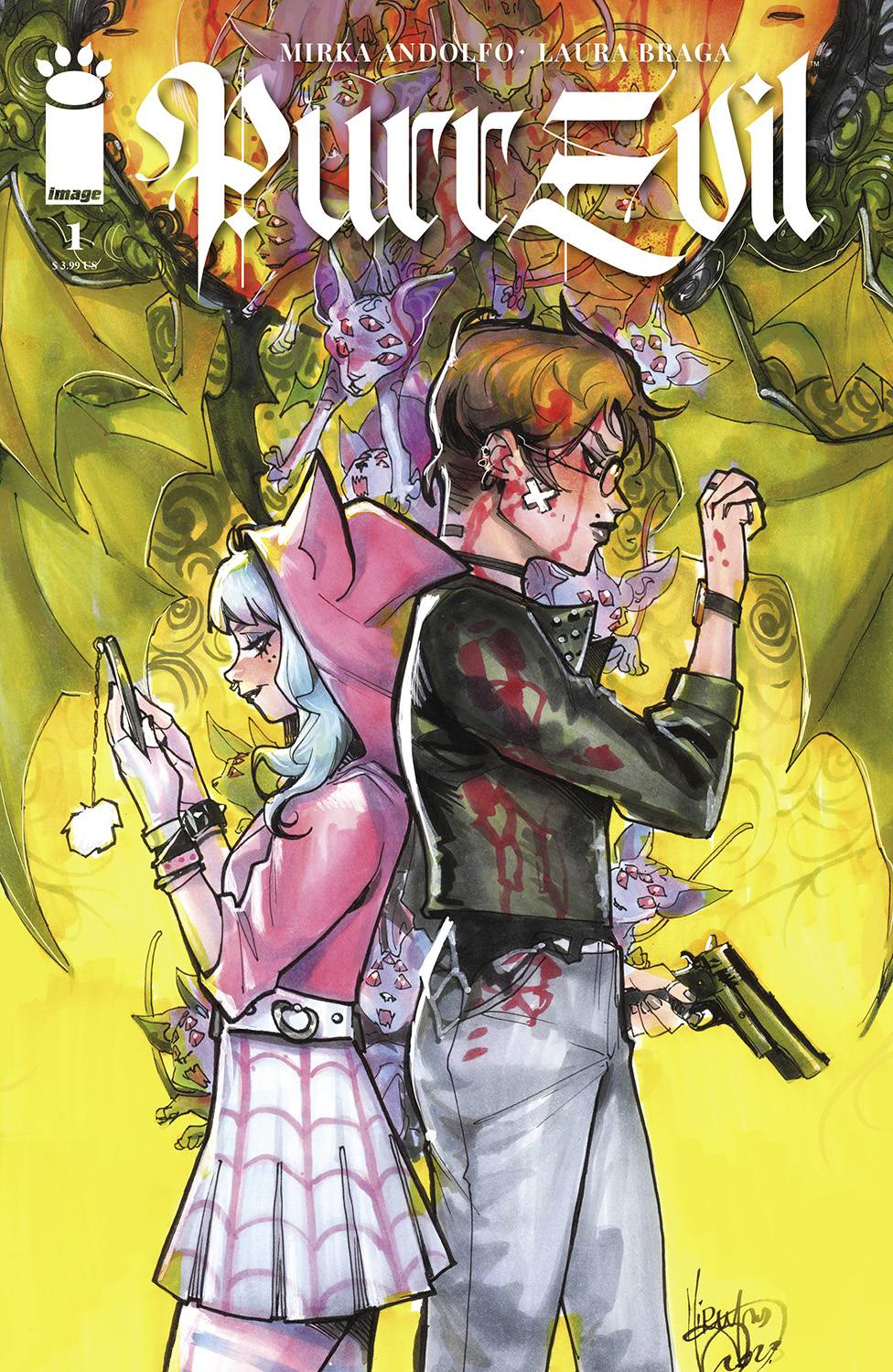 Image Comics Comic Books PURR EVIL #1 (OF 6) CVR B ANDOLFO (MR) 70985303782800121 MAY230054