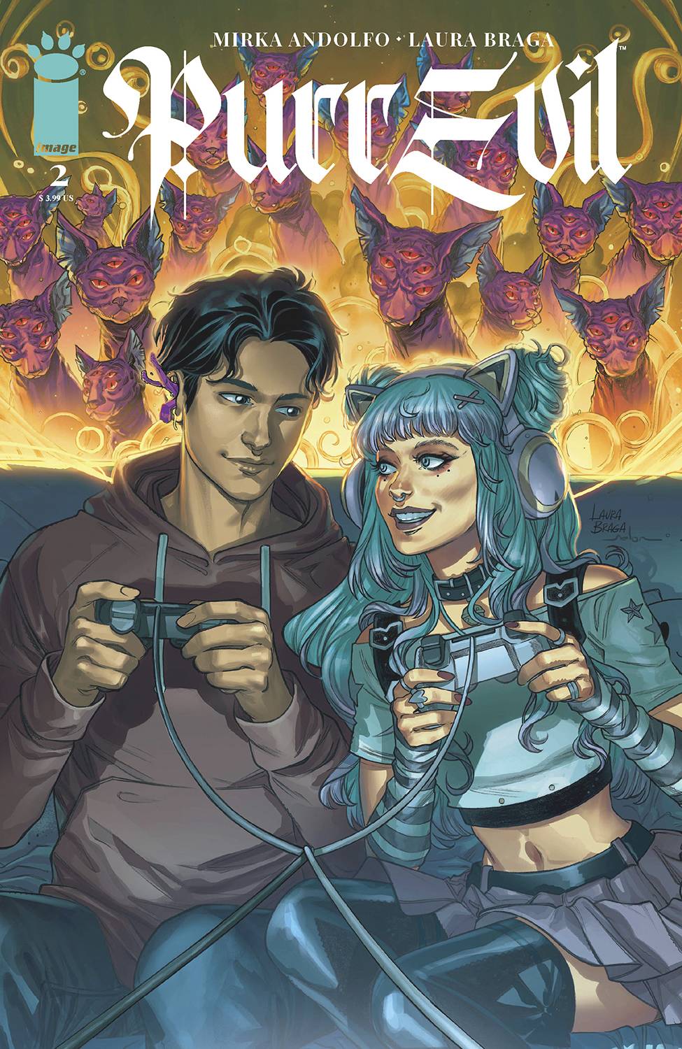 IMAGE COMICS Comic Books PURR EVIL #2 (OF 6) CVR A BRAGA (MR) 70985303782800211 JUN230340