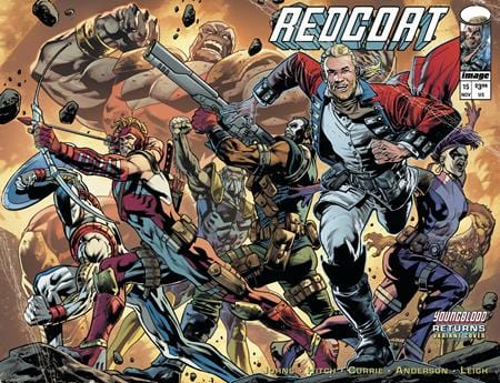 Image Comics Comic Books REDCOAT #15 CVR D BRYAN HITCH YOUNGBLOOD TEAM UP VAR 70985303967901541 0825IM9012