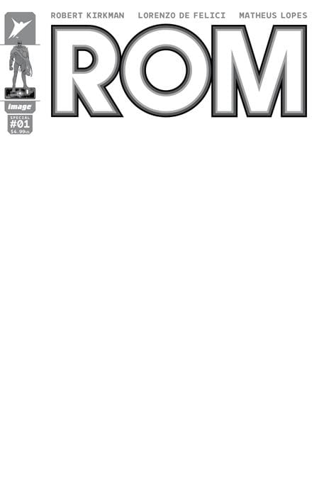Image Comics Comic Books ROM SPECIAL #1 (ONE SHOT) CVR E BLANK SKETCH VAR (Release Date: 08/26/2026) 70985304924100151 0626IM8425