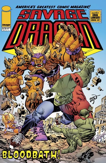 Image Comics Comic Books SAVAGE DRAGON #273 CVR A ERIK LARSEN (MR) 70985305211127311 0724IM392