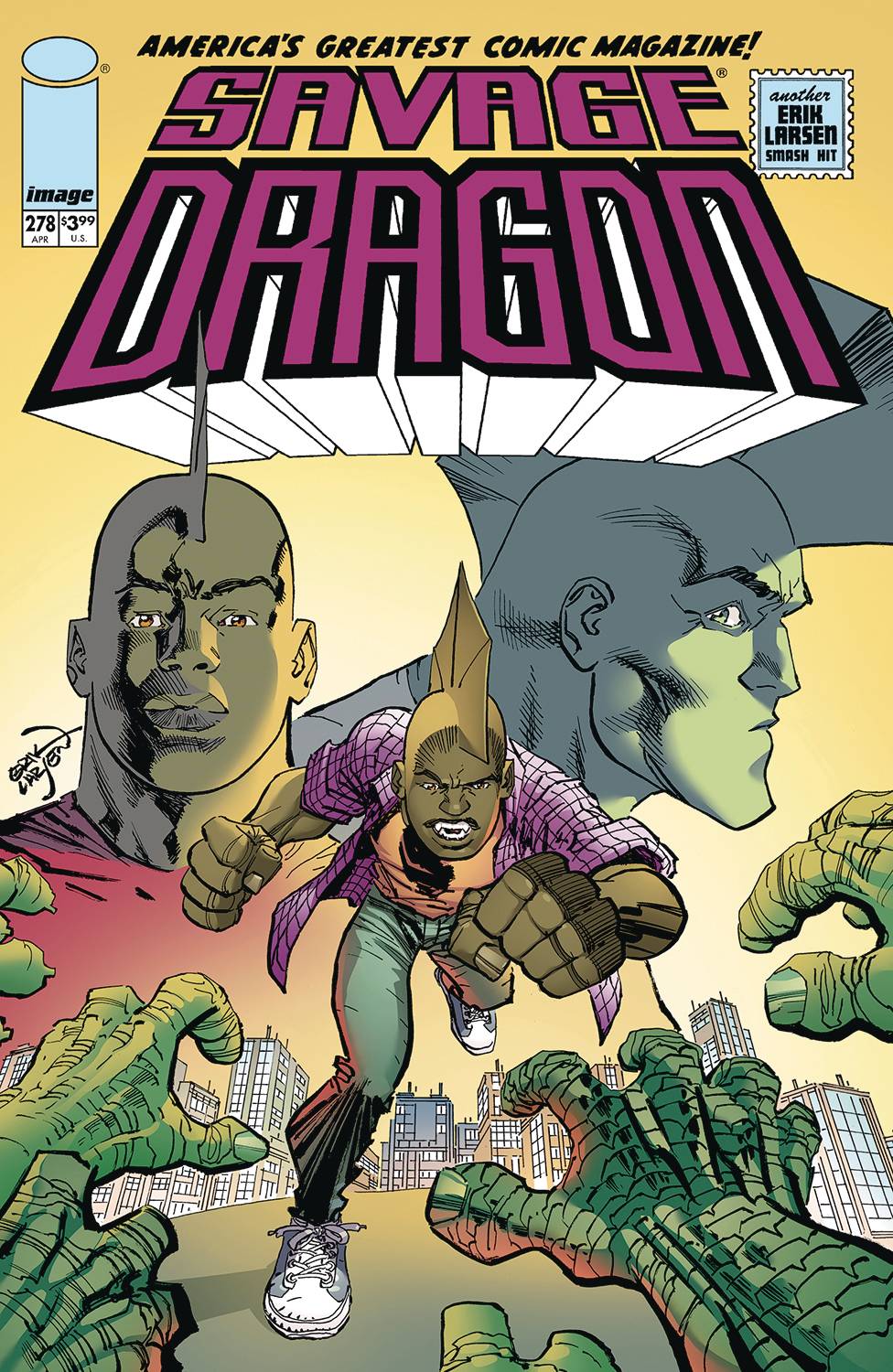 Image Comics Comic Books SAVAGE DRAGON #278 CVR A ERIK LARSEN (MR) 70985305211127811 0225IM397