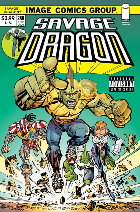 Image Comics Comic Books SAVAGE DRAGON #280 2ND PTG (MR) 70985305211128012 0526IM8549