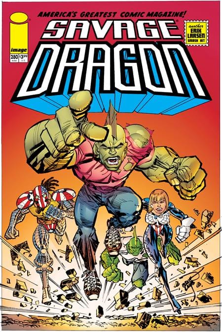 Image Comics Comic Books SAVAGE DRAGON #280 CVR A ERIK LARSEN (MR) 70985305211128011 0126IM0407