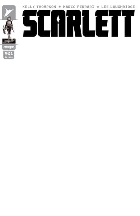 Image Comics Comic Books SCARLETT #1 (OF 5) CVR H BLANK SKETCH VAR 70985304018700181 0424IM223