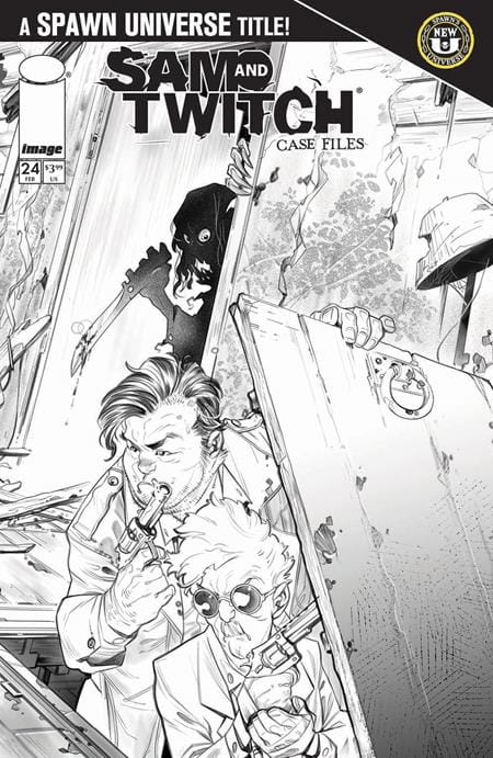 Image Comics Comic Books SPAWN SAM AND TWITCH CASE FILES #24 CVR B IG GUARA B&W VAR 70985303953202421 1225IM0400