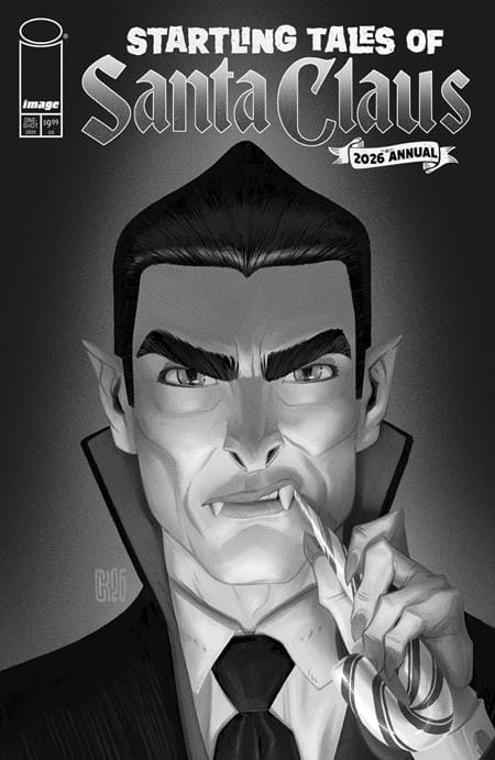 Image Comics Comic Books STARTLING TALES OF SANTA CLAUS 2026 ANNUAL CVR D SEAKAE B&W VAR (Release Date: 12/02/2026) 70985304973900141 1026IM0297