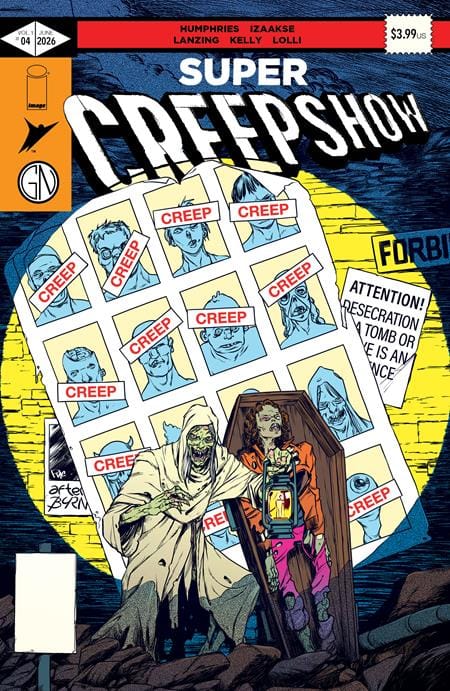 Image Comics Comic Books SUPER CREEPSHOW #4 (OF 5) CVR A PYE PARR (MR) 70985304590800411 0426IM0426