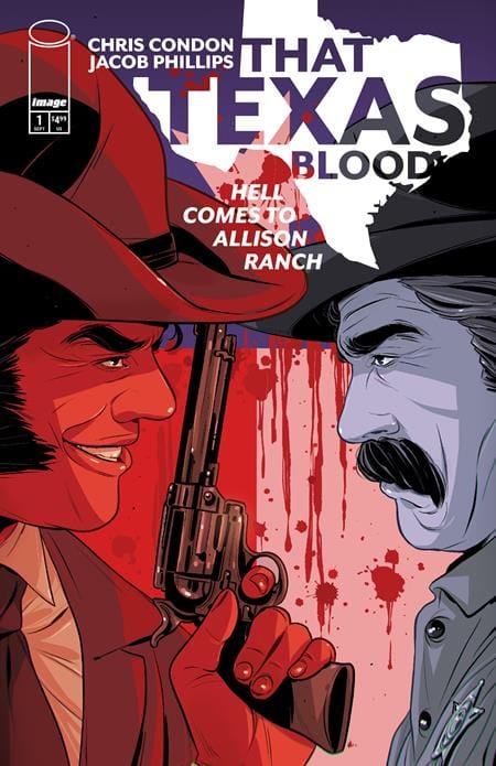 Image Comics Comic Books THAT TEXAS BLOOD HELL COMES TO ALLISON RANCH #1 (OF 6) CVR C LUANA VECCHIO VAR (MR) (Release Date: 09/23/2026) 70985304862600131 0726IM0356