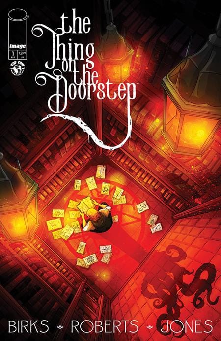 Image Comics Comic Books THE THING ON THE DOORSTEP #1 (OF 5) CVR B LYNDON WHITE VAR 70985304582300121 1225IM0281