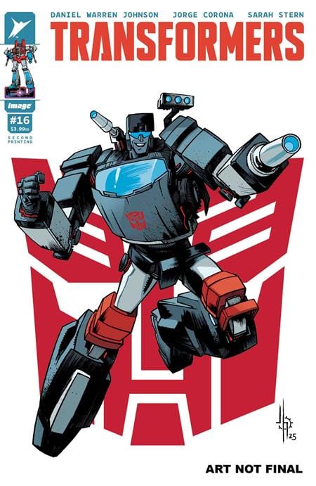Image Comics Comic Books TRANSFORMERS #16 2ND PTG CVR B JASON HOWARD AUTOBOT VAR 70985303861001622 0125IM849