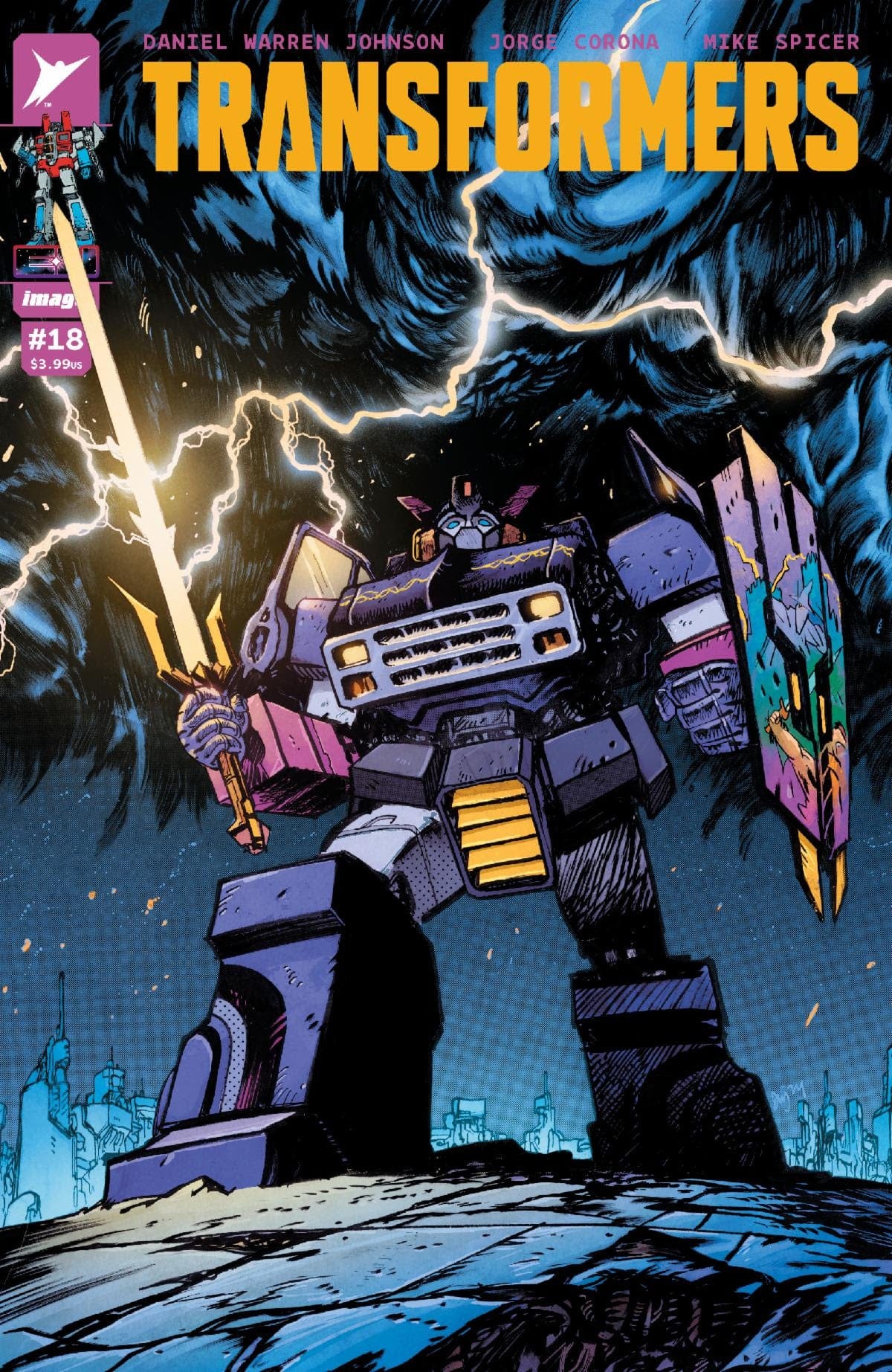 Image Comics Comic Books TRANSFORMERS #18 CVR F DANIEL WARREN JOHNSON & MIKE SPICER VAR 70985303861001861 0125IM439
