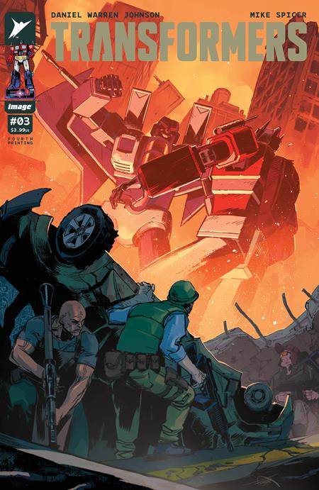 IMAGE COMICS Comic Books TRANSFORMERS #3 4TH PTG 70985303861000314 STL350287