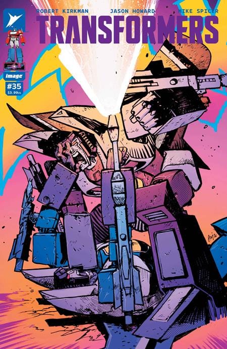 Image Comics Comic Books TRANSFORMERS #35 CVR B DANIEL WARREN JOHNSON & MIKE SPICER VAR (Release Date: 08/12/2026) 0626IM0422