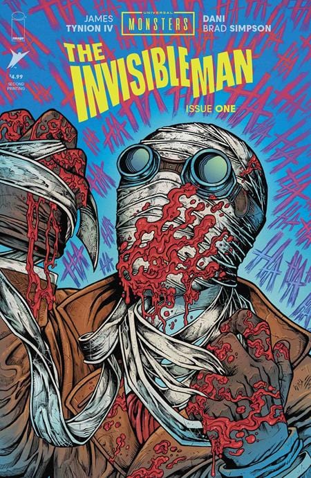 Image Comics Comic Books UNIVERSAL MONSTERS THE INVISIBLE MAN #1 (OF 4) 2ND PTG 70985304411600112 0625IM1190
