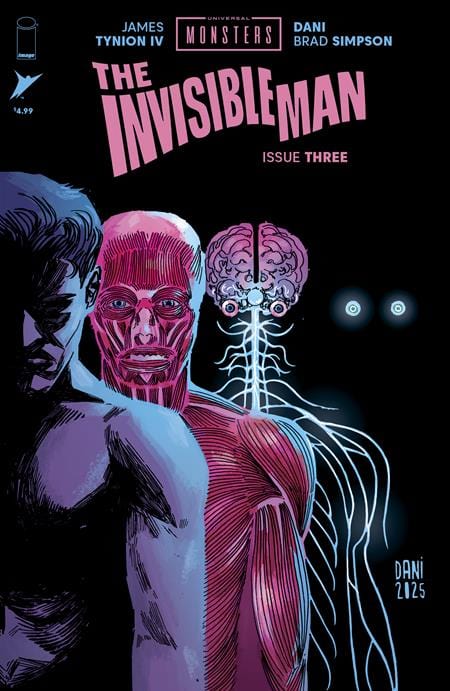 Image Comics Comic Books UNIVERSAL MONSTERS THE INVISIBLE MAN #3 (OF 4) CVR A BRAD SIMPSON 70985304411600311 0825IM0433