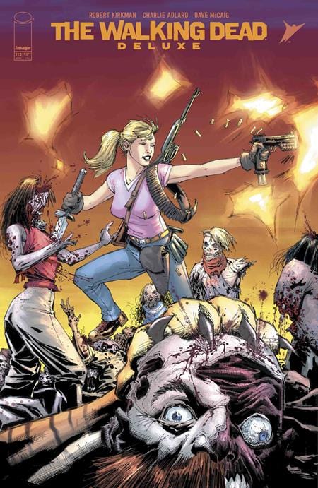Image Comics Comic Books WALKING DEAD DELUXE #112 CVR C WHILCE PORTACIO & ALEX SINCLAIR CONNECTING VAR (MR) 70985303037911231 0325IM390