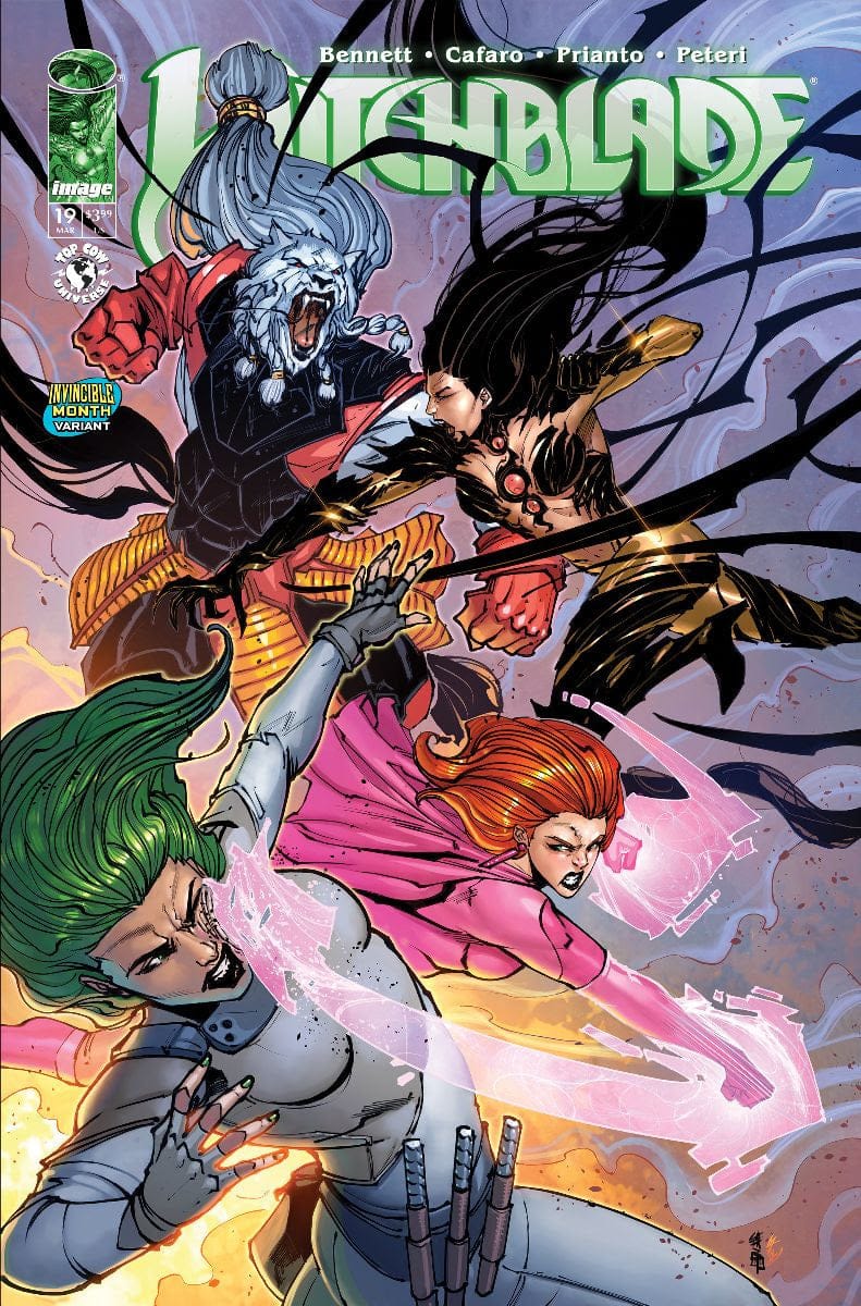 Image Comics Comic Books WITCHBLADE #19 CVR E GUISEPPE CAFARO & ARIF PRIANTO INVINCIBLE TEAM UP VAR (MR) 70985304035401951 0126IM8065