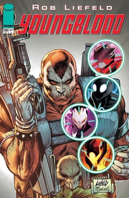 Image Comics Comic Books YOUNGBLOOD #100 3RD PTG CVR B ROB LIEFELD MASSIVE VERSE VAR 70985304675210023 0526IM8551