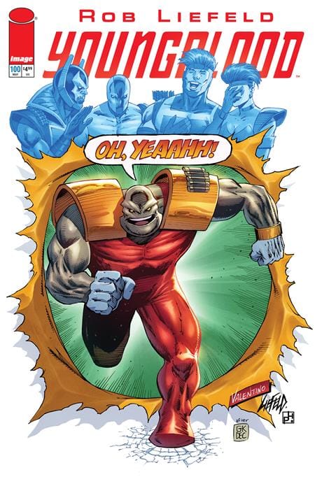 Image Comics Comic Books YOUNGBLOOD #100 CVR H JIM VALENTINO VAR 70985304675210081 0226IM0282