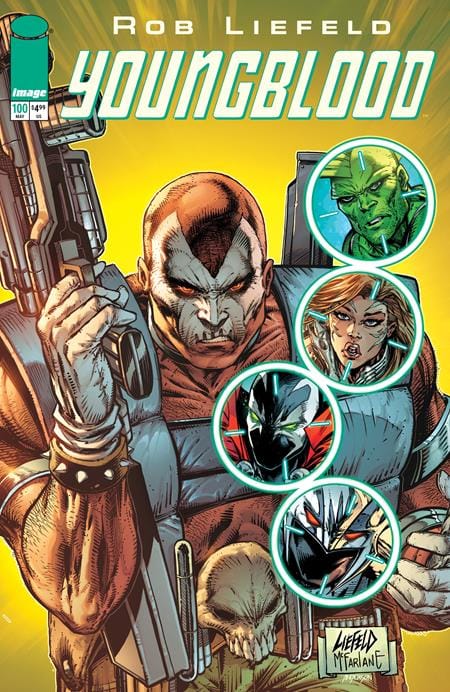Image Comics Comic Books YOUNGBLOOD #100 CVR O ROB LIEFELD & TODD MCFARLANE IMAGE VAR 70985304687510061 0226IM8493