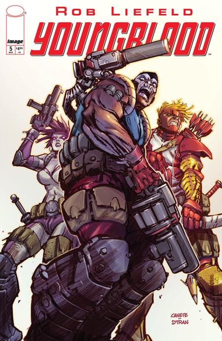 Image Comics Comic Books YOUNGBLOOD #5 CVR C ERIC CANETE VAR (MR) 70985304513700531 0126IM0460
