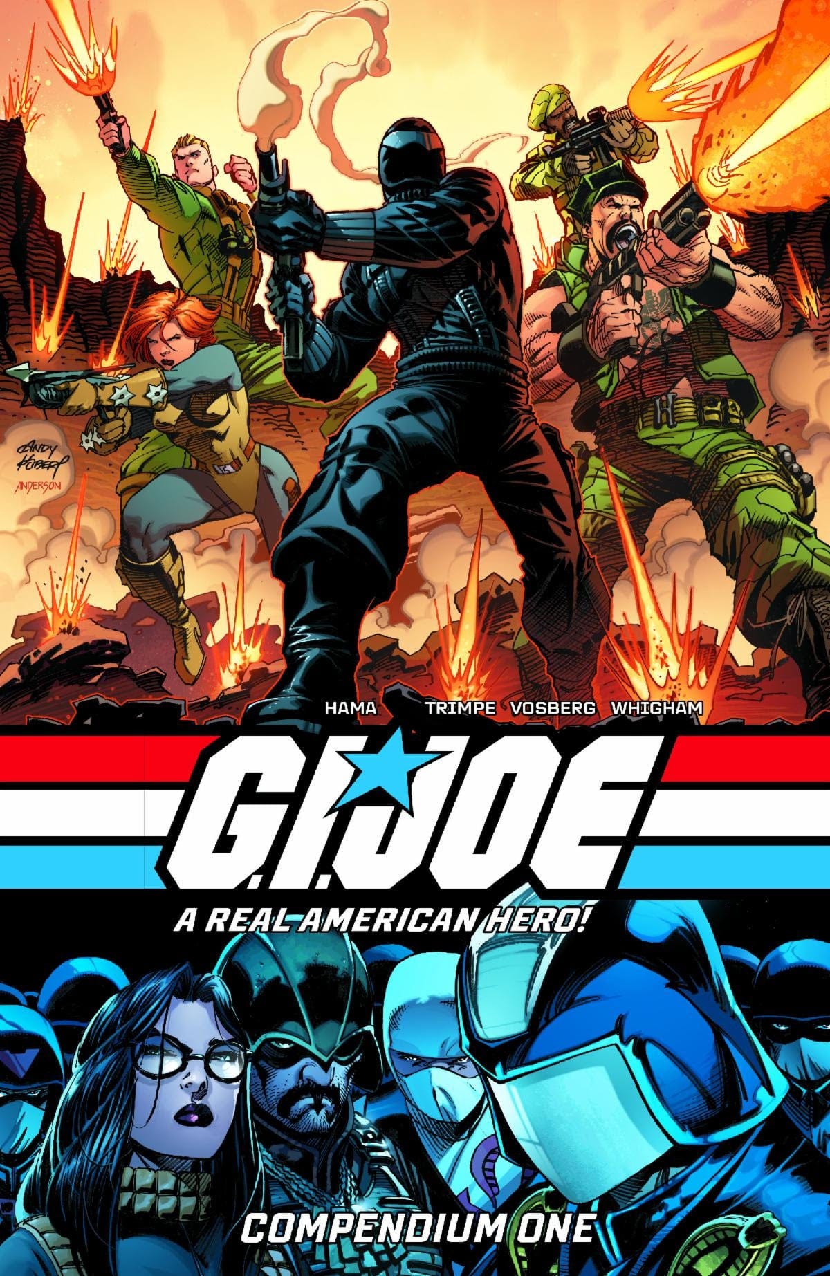 Image Comics Graphic Novel G.I. JOE: A Real American Hero Compendium Vol. 1 9781534371507 LUNAR-9781534371507