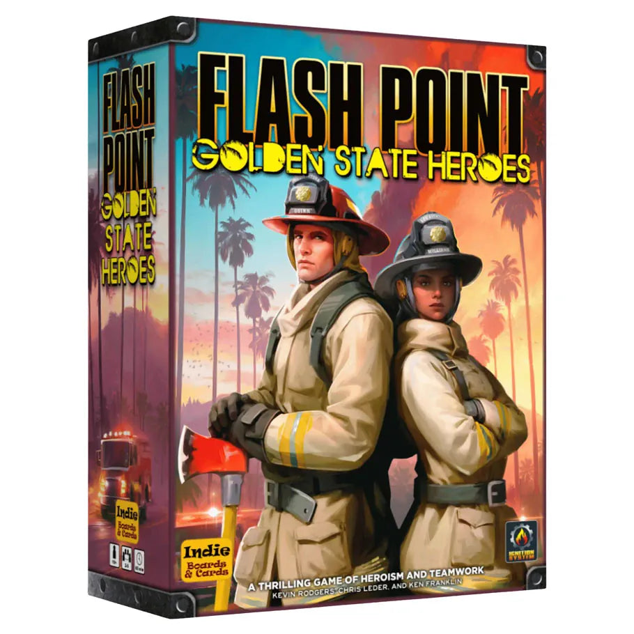 Indie Boards & Cards Board Games Flash Point: Golden State Heroes 810017900800 IBCFPGSH1