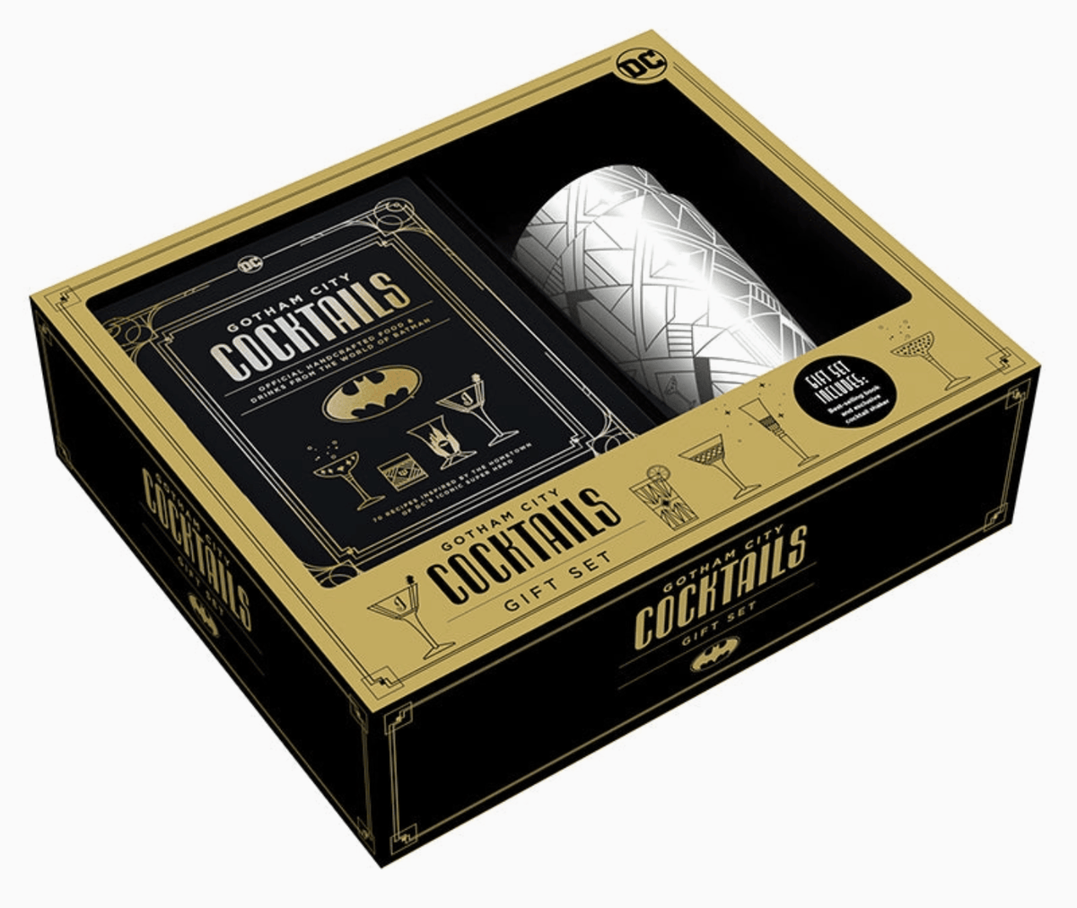 Insight Editions Books > Food, Drink, & Drugs > Cocktails Gotham City Cocktails Gift Set 9798886632798