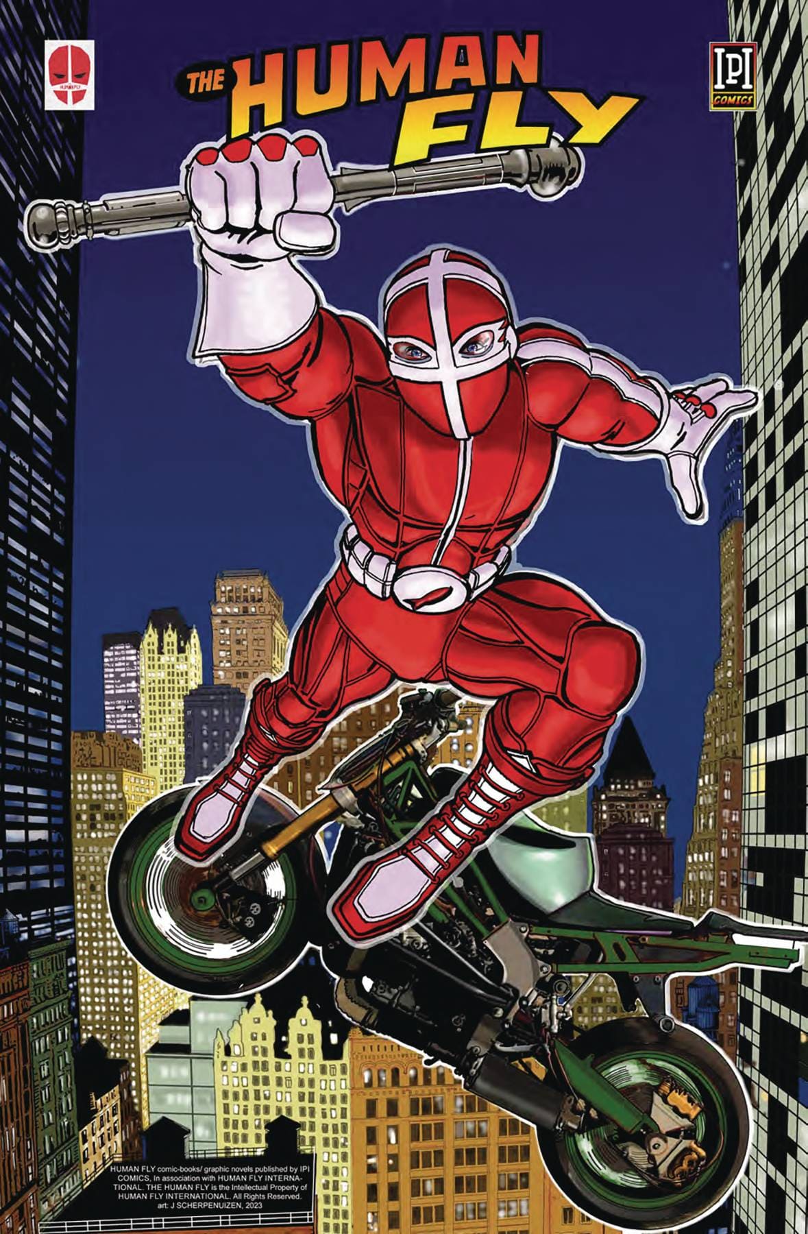 IPI Comics Comic Books HUMAN FLY #0 CVR B SCHERPENHUEZEN NEW COSTUME 724022243985800121
